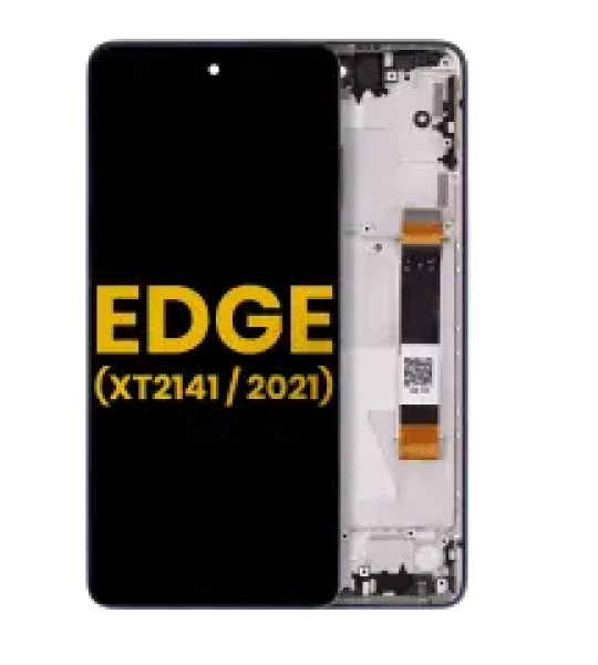 Motorola Moto Edge 5G (2021) Display + Frame - Nebula Blue Refurbished