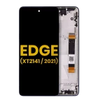 Motorola Moto Edge 5G (2021) Display + Frame - Nebula Blue Refurbished