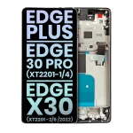 Motorola Moto Edge Plus / Edge 30 Pro (2022) / Edge X30 5G (2021) Display + Frame - Stardust White SVP