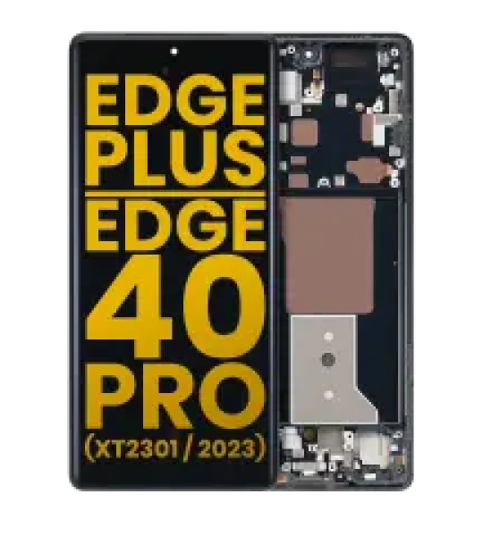 Motorola Moto Edge Plus / Edge 40 Pro (2023) Display + Frame - Interstellar Black Refurbished