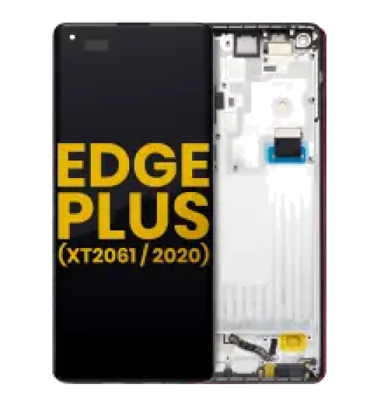 Motorola Moto Edge Plus (2020) Display + Frame - Black Refurbished