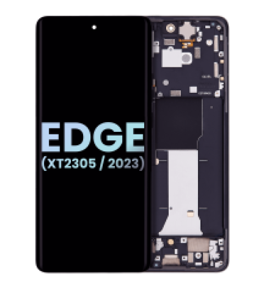Motorola Moto Edge (2023) Display + Frame - Eclipse Black SVP