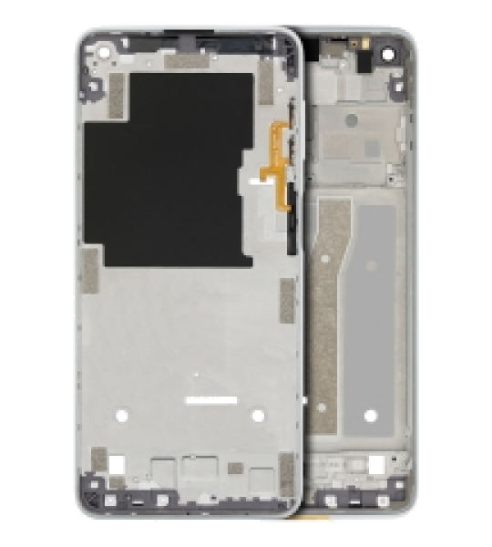 Motorola Moto G Power (2021) Mid-Frame Housing - Polar Silver AM Plus