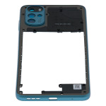 Motorola Moto G22 (2022) Mid-Frame Housing - Iceberg Blue OEM-Equivalent