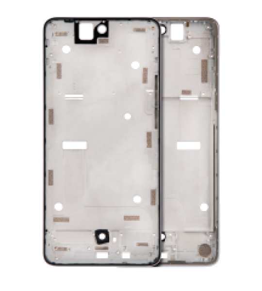Motorola Moto Edge 30 (2022) Mid-Frame Housing - Supermoon Silver OEM-Equivalent
