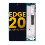 Motorola Moto Edge 20 (2021) Display + Frame - Frosted Emerald Refurbished