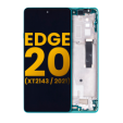 Motorola Moto Edge 20 (2021) Display + Frame - Frosted Emerald Refurbished