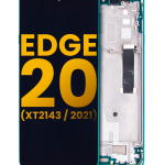 Motorola Moto Edge 20 (2021) Display + Frame - Frosted Emerald Refurbished