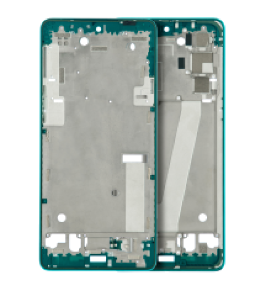 Motorola Moto Edge 20 (2021) Mid-Frame Housing - Frosted Emerald OEM-Equivalent