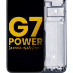 Motorola Moto G7 Power Display + Frame - Ceramic Black Refurbished
