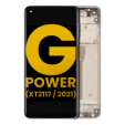 Motorola Moto G Power (2021) Display + Frame - Polar Silver Refurbished