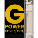 Motorola Moto G Power (2021) Display + Frame - Polar Silver Refurbished