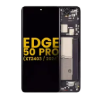 Motorola Moto Edge 50 Pro (2024) Display + Frame - Black Beauty Refurbished