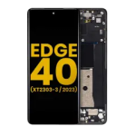 Motorola Moto Edge 40 (2023) Display + Frame - Eclipse Black Refurbished