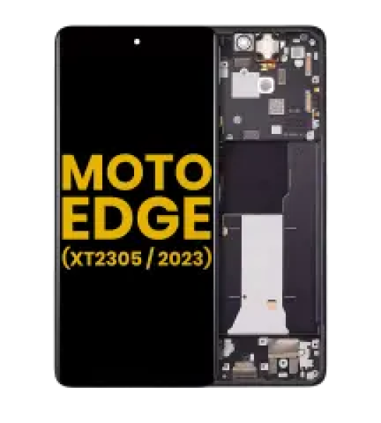 Motorola Moto Edge (2023) Display + Frame - Eclipse Black Refurbished