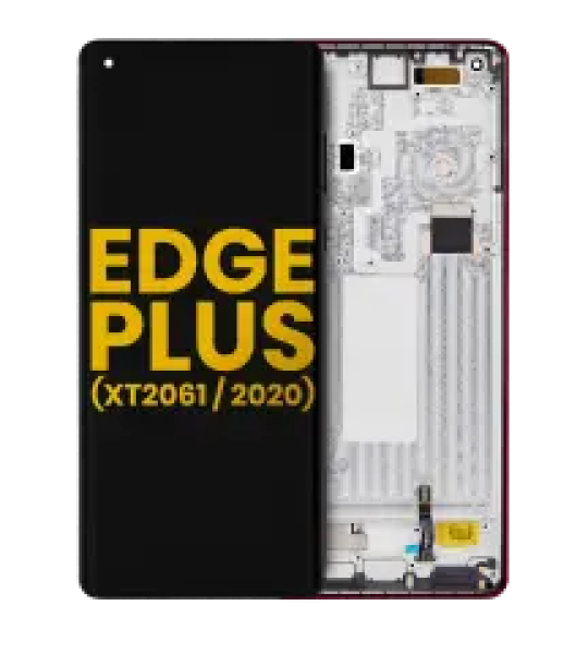 Motorola Moto Edge Plus (2020) Display + Frame - Smokey Sangria Refurbished