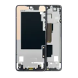 Motorola Moto G Power (2021) Mid-Frame Housing + Power Button Flex - Flash Gray OEM-Equivalent