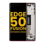 Motorola Moto Edge 50 Fusion 5G (2024) Display + Frame - Hot Pink Refurbished