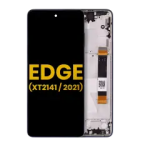Motorola Moto Edge 5G (2021) Display + Frame - Nebula Blue Refurbished
