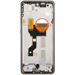 Motorola Moto G86 / G86 Power 5G (2025) Display + Frame - Golden Cypress Refurbished