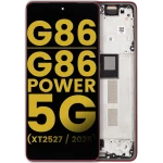 Motorola Moto G86 / G86 Power 5G (2025) Display + Frame - Chrysanthemum Refurbished