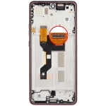 Motorola Moto G86 / G86 Power 5G (2025) Display + Frame - Chrysanthemum Refurbished