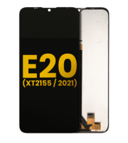 Motorola Moto E20 (2021) Display (No Frame) - Black Refurbished