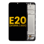 Motorola Moto E20 (2021) Display + Frame - Black Refurbished