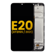 Motorola Moto E20 (2021) Display + Frame - Black Refurbished