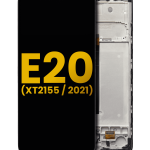 Motorola Moto E20 (2021) Display + Frame - Black Refurbished