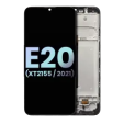 Motorola Moto E20 (2021) Display + Frame - Black SVP