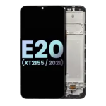 Motorola Moto E20 (2021) Display + Frame - Black SVP