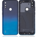 Motorola Moto E6s (2020) Back Cover - Peacock Blue OEM-Equivalent