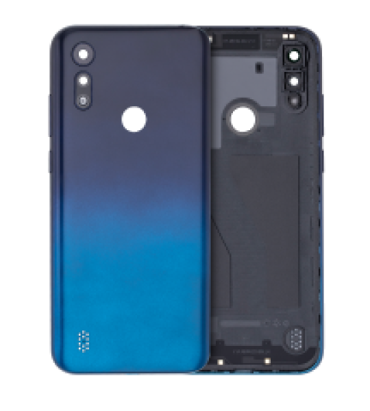 Motorola Moto E6s (2020) Back Cover - Peacock Blue OEM-Equivalent