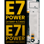 Motorola Moto E7 Power (2021) / E7i Power (2021) Display + Frame - Black Refurbished