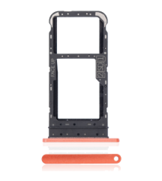 Motorola Moto E7 (2020) Dual Sim Tray - Satin Coral OEM-Equivalent