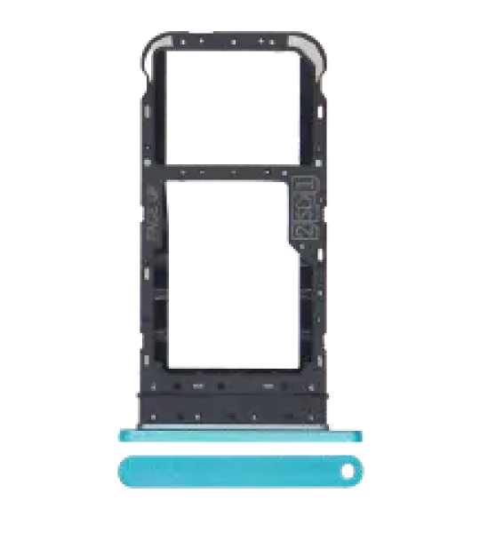 Motorola Moto E7 (2020) Dual Sim Tray - Aqua Blue OEM-Equivalent