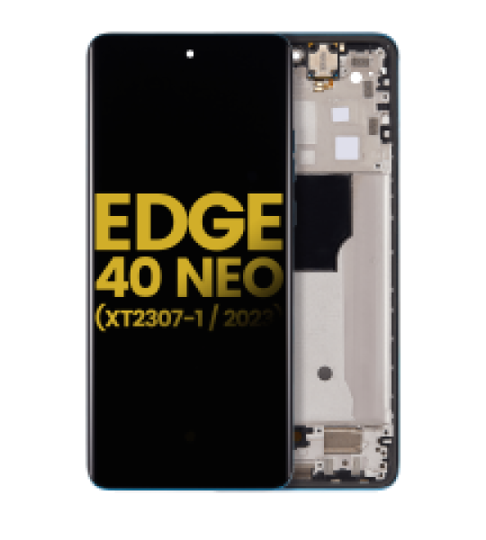 Motorola Moto Edge 40 Neo (2023) Display + Frame - Caneel Bay Refurbished