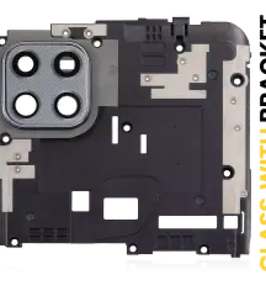 Motorola Moto G 5G (2020) / One 5G Ace (2021) Back Camera Lens + Bracket - Frosted Silver AM Plus