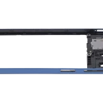 Motorola Moto G 5G (2025) Mid-Frame Housing - Sapphire Blue OEM-Equivalent