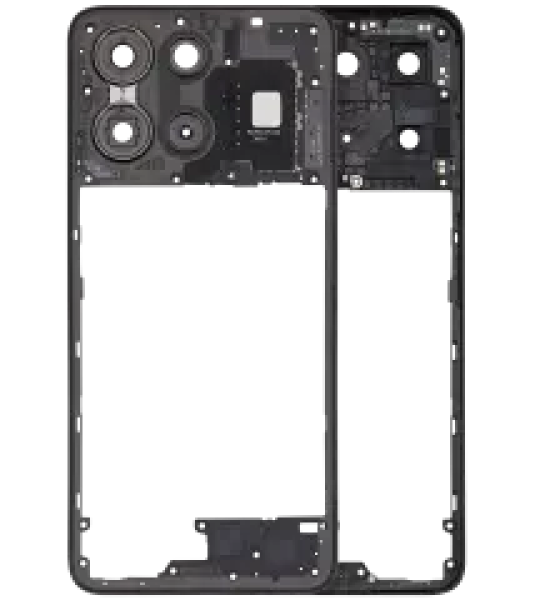 Motorola Moto G 5G (2025) Mid-Frame Housing - Forest Gray SVP