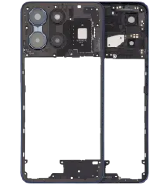 Motorola Moto G 5G (2025) Mid-Frame Housing - Sapphire Blue OEM-Equivalent