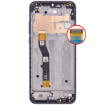 Motorola Moto G Play (2021) Display + Frame - Misty Blue SVP