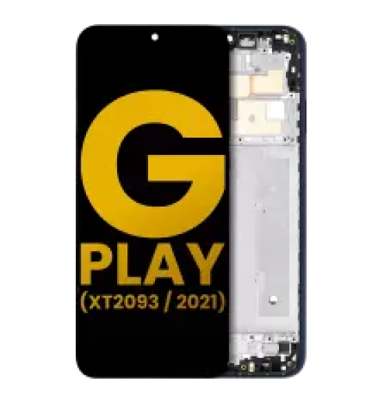 Motorola Moto G Play (2021) Display + Frame - Misty Blue Refurbished