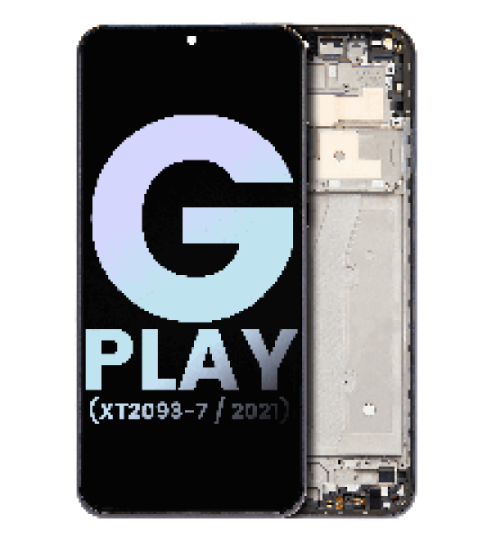Motorola Moto G Play (2021) Display + Frame - Flash Gray SVP