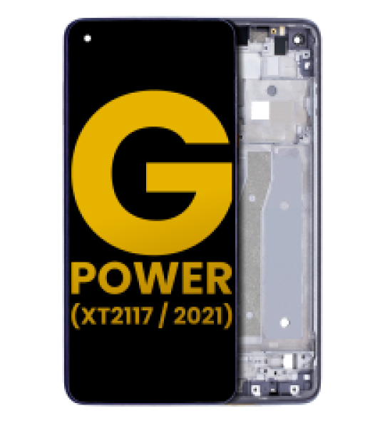 Motorola Moto G Power (2021) Display + Frame - Flash Gray Refurbished