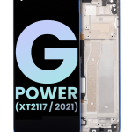 Motorola Moto G Power (2021) Display + Frame - Blue SVP