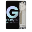 Motorola Moto G Power (2021) Display + Frame - Polar Silver SVP