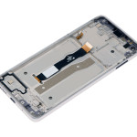 Motorola Moto G Power (2021) Display + Frame - Polar Silver SVP