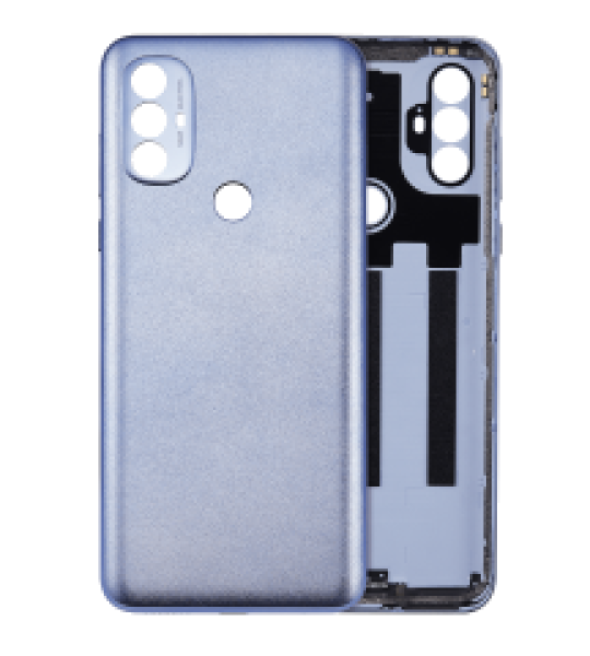 Motorola Moto G Power (2022) Back Cover Glass - Opal Silver AM Plus